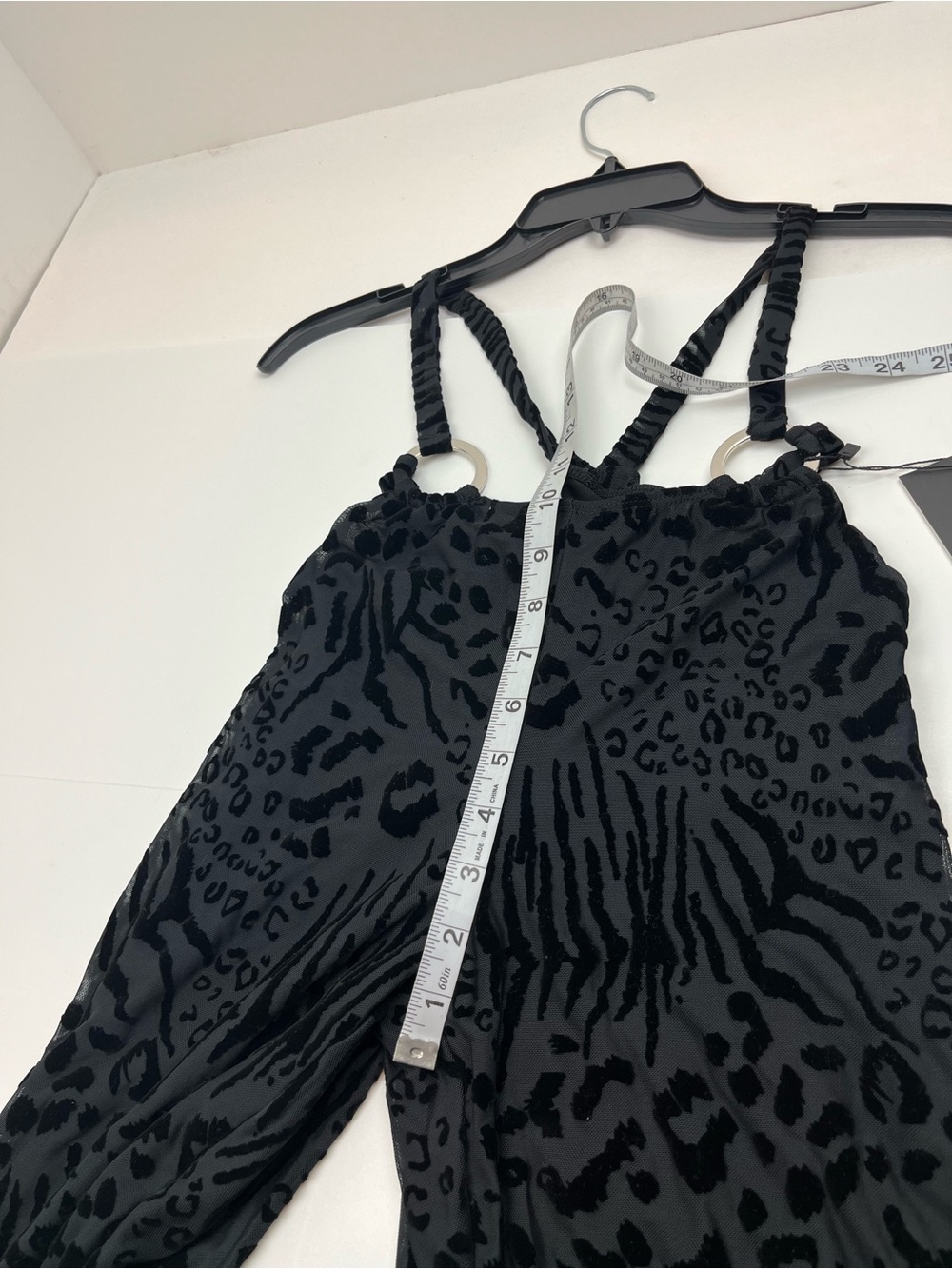 Outcast Jana Pants Black Animal Print Stretch Womens Size Small Low Rise NEW - Picture 11 of 14